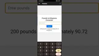 pounds to kilograms convertor using html css js #coding #htmlcssjavascript #code #programming #css