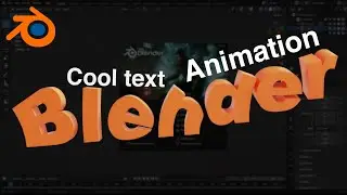 How to Create Easy Text Animation in Blender | Urdu & Hindi