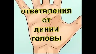 ОТВЕТВЛЕНИЯ ОТ ЛИНИИ ГОЛОВЫ .