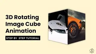 3D Rotating Image Cube Animation in WordPress Using CSS | 3D Image Box