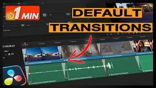 How to Set DEFAULT TRANSITIONS in Davinci Resolve