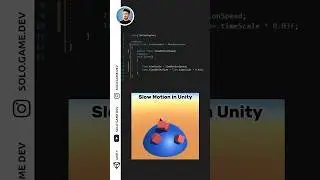 Slow Motion in Unity #Shorts
