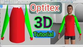 Optitex 3D dress draping | Optitex 3D Tutorial | Optitex Virtual Product 3D