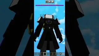 Upgraded Titan TV Man VS Herobrine LV.100 #shorts #gaming