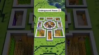 Minecraft Ultimate Underground House 🏠 #minecraft #shorts