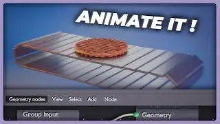 Perfect Factory Loop Animation in Blender – New Geometry Nodes!