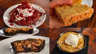 500 Calorie Cookie Skillet Recipe | Easy, Low Carb, High Protein Desserts