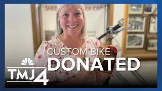 Custom bike donated by Sheboygan woman in memory of her brother