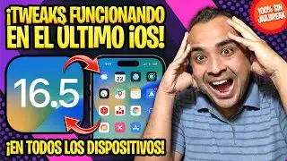 ¡UNA AUTÉNTICA LOCURA! 🔥 LIBERADO NUEVO MÉTODO GRATUITO PARA INSTALAR TWEAKS SIN JAILBREAK iOS 16.5