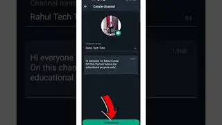 how to create channels on WhatsApp // WhatsApp per channel kaise create karte hai #whatsapp #shorts