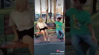 Парень пристает к девушке