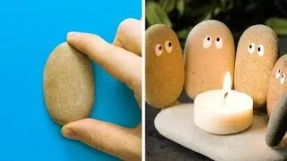 20 IDEAS DE BRICOLAJE CON PIEDRAS