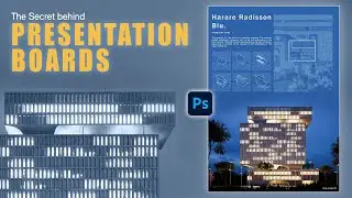 How to create Architecture Presentation board in Photoshop