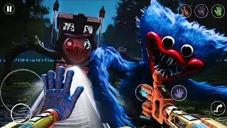 Poppy Playtime X Choo Choo Charles Mobile Gameplay | Choo Choo Spider Monster Train Gameplay