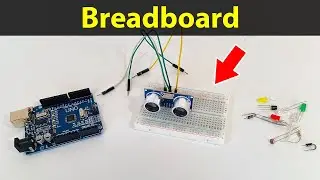 Aprender como usar e uma placa breadboard e montar componentes eletrónicos com o Arduino