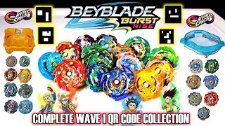 The Complete Beyblade Burst RISE HYPERSPHERE Wave 1 QR Code Collection + Stadiums + Sets