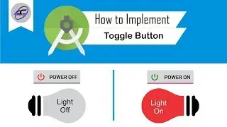 How to Create Toggle Button in Android Studio | ToggleButton | Android Coding