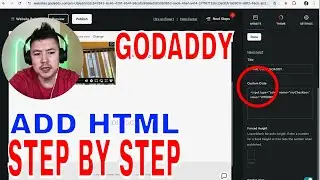 ✅  How To Add HTML Code To GoDaddy Website Builder 🔴