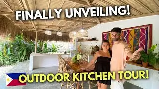 Finally Unveiling: Complete Tour of Our Outdoor Kitchen in the Philippines!