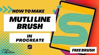 How to make a Multi Line Brush in Procreate – Multilines Procreate Brush (FREE Brush + Tutorials)