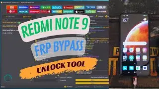 redmi note 9 (merlin) frp bypass unlock tool✔️One click