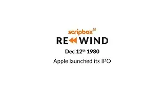 Scripbox Rewind | Apple launched its IPO