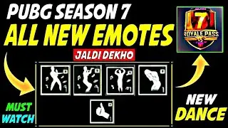 PUBG Mobile Season 7 Update Leaks | Season 7 Emotes And Dance