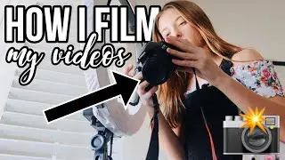 HOW I FILM MY VIDEOS! Behind the Scenes Vlog // MissKatie