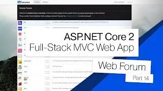 ASP.NET Core 2 MVC Forum | 14 | CSS and Static Files