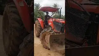 The kubota tractor M60 40 work fast 💪👏👍🚜