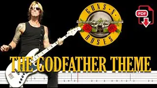 Guns N' Roses - The Godfather (🔴Bass Tabs | Notation) @ChamisBass #Chamisbass #GnRBass