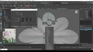 74 Maya Modeling - Flowers - Using Duplicate Special and Instancing