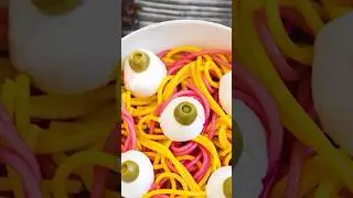 Halloween Recipes 2023 - Eyes in a Plate Recipe - Halloween dinner ideas