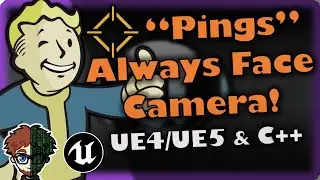 Pings Always Face Camera! | How To Make YOUR OWN Action RPG | UE4/UE5 & C++ Tutorial, Part 52