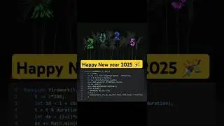 Happy New Year 2025| 2025 New Year Wish| New Year Wish #htmlfullcourse #coding #python #programming