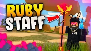 How to get RUBY STAFF in Roblox Islands (Skyblock)