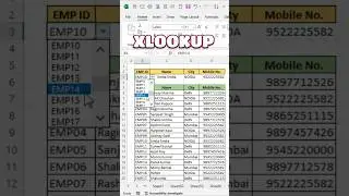 XLOOKUP Function in Excel 