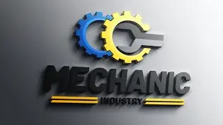 Mechanical Engineering Logo Design in Adobe Illustrator