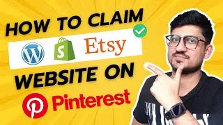 How To Claim Website On Pinterest | Verify Your Wordpress Shopify And Etsy Shop On Pinterest