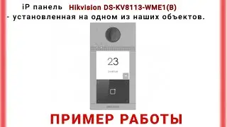 DS-KV8113-WME1 2Мп IP вызывная панель Hikvision