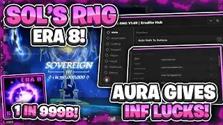 [ERA8] Sols Rng Script Hack | FAST Auto Roll AURA HACK | INF BOOST ITEM INF LUCK | OP HACK PASTEBIN