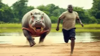 Man Tries to Feed This Hippo, But Instantly Regrets It