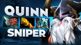 СНАЙПЕР ЧЕРЕЗ ГЛЕЙПНИР УНИЧТОЖАЕТ КАРТУ🔥| Quinn Sniper 7.37c