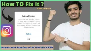 How to Solve ACTION BLOCKED Problem on INSTAGRAM | How to Fix ACTION BLOCKED   |  100% Solution |