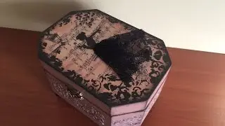 Шкатулка винтажная 6. (Vintage Bag). Diy.