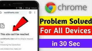 How To Fix This site can't be reached Error on Android Mobile | Google Chrome error Fix | Noman Fida