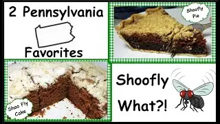 2 Amazing Pennsylvania Amish Shoofly Recipes | Shoofly Cake Shoofly Pie