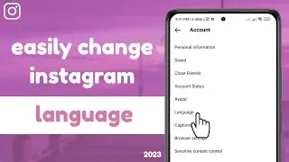 how to change language on instagram application | how to change my instagram language 2023