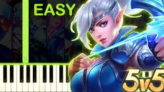 MOBILE LEGENDS: BANG BANG  THEME - EASY Piano Tutorial
