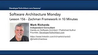 Lesson 156 - Zachman Framework in 10 Minutes